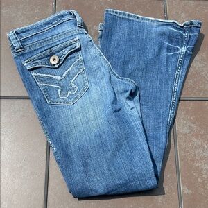 Vanity Women's Boot Cut Jeans in Classic Blue